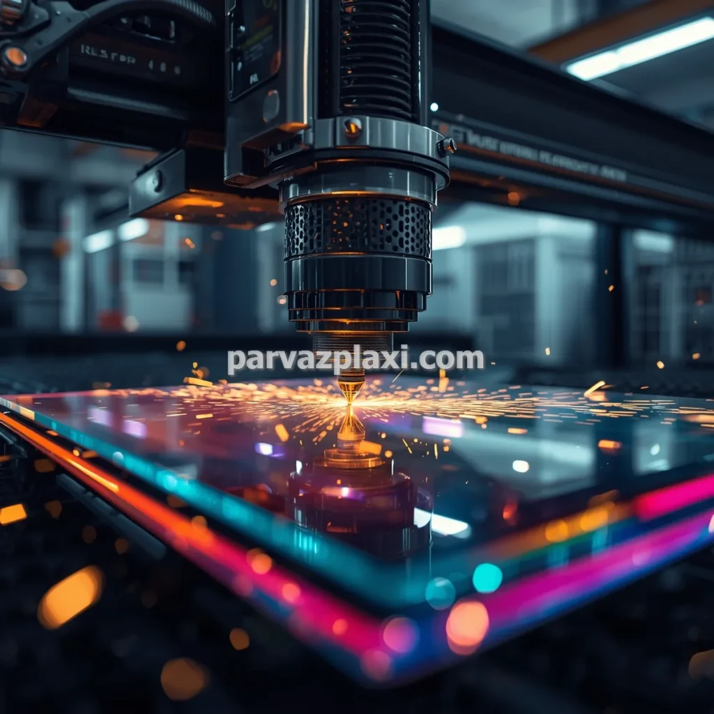 برش لیزر ورق پلکسی گلاس